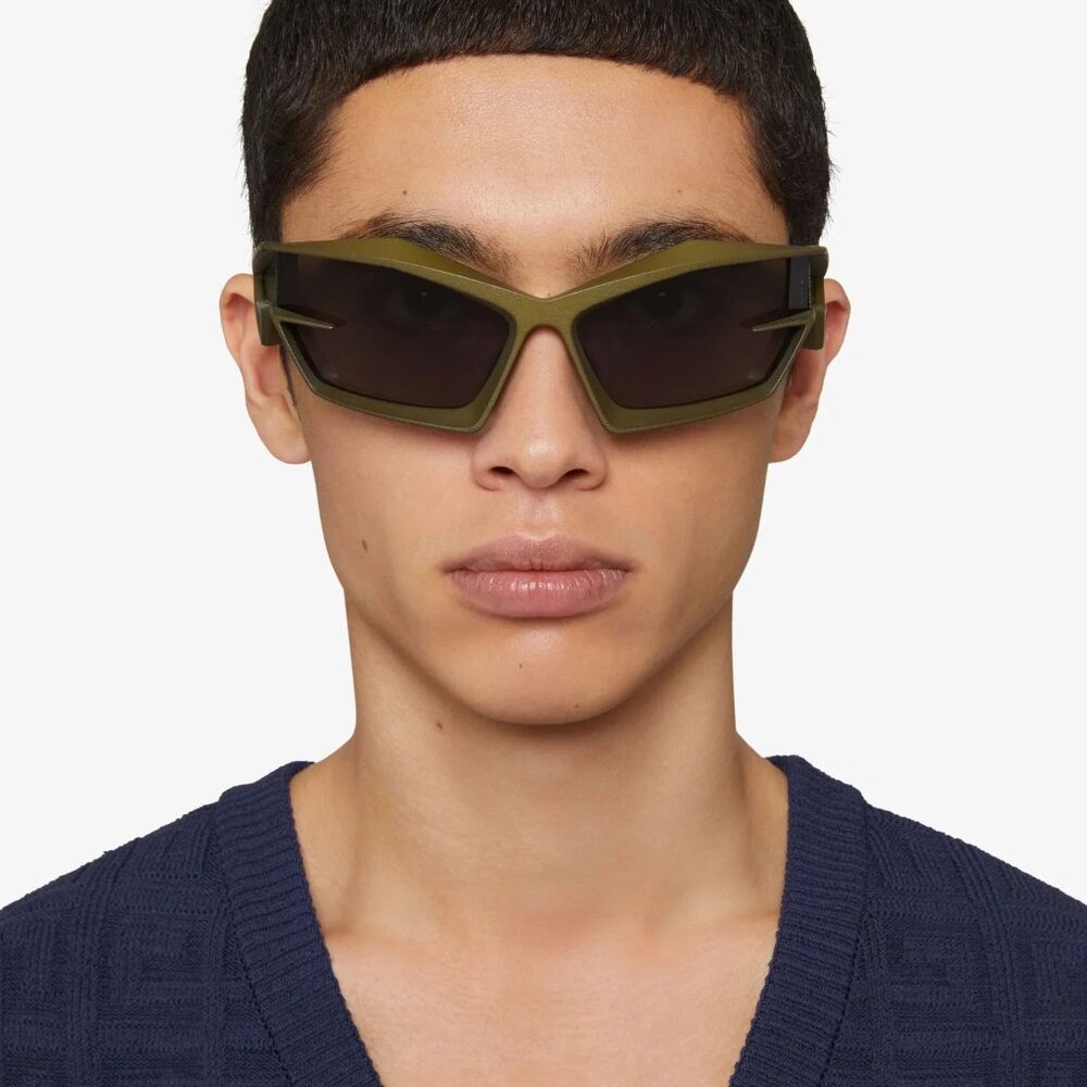 NEW GV40049I 97A GIVENCHY SUNGLASSES  MATTE DARK GREEN UNISEX EYEWEAR GIVENCHY - Picture 5 of 13